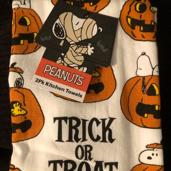 Peanuts Kitchen Snoopy Woodstock Kitchen Towels Poshmark